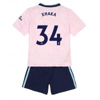 Dres Arsenal Granit Xhaka #34 Rezervni za djecu 2022-23 Kratak Rukav (+ kratke hlače)